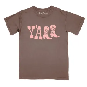 Y'all Boots Comfort Colors Tee