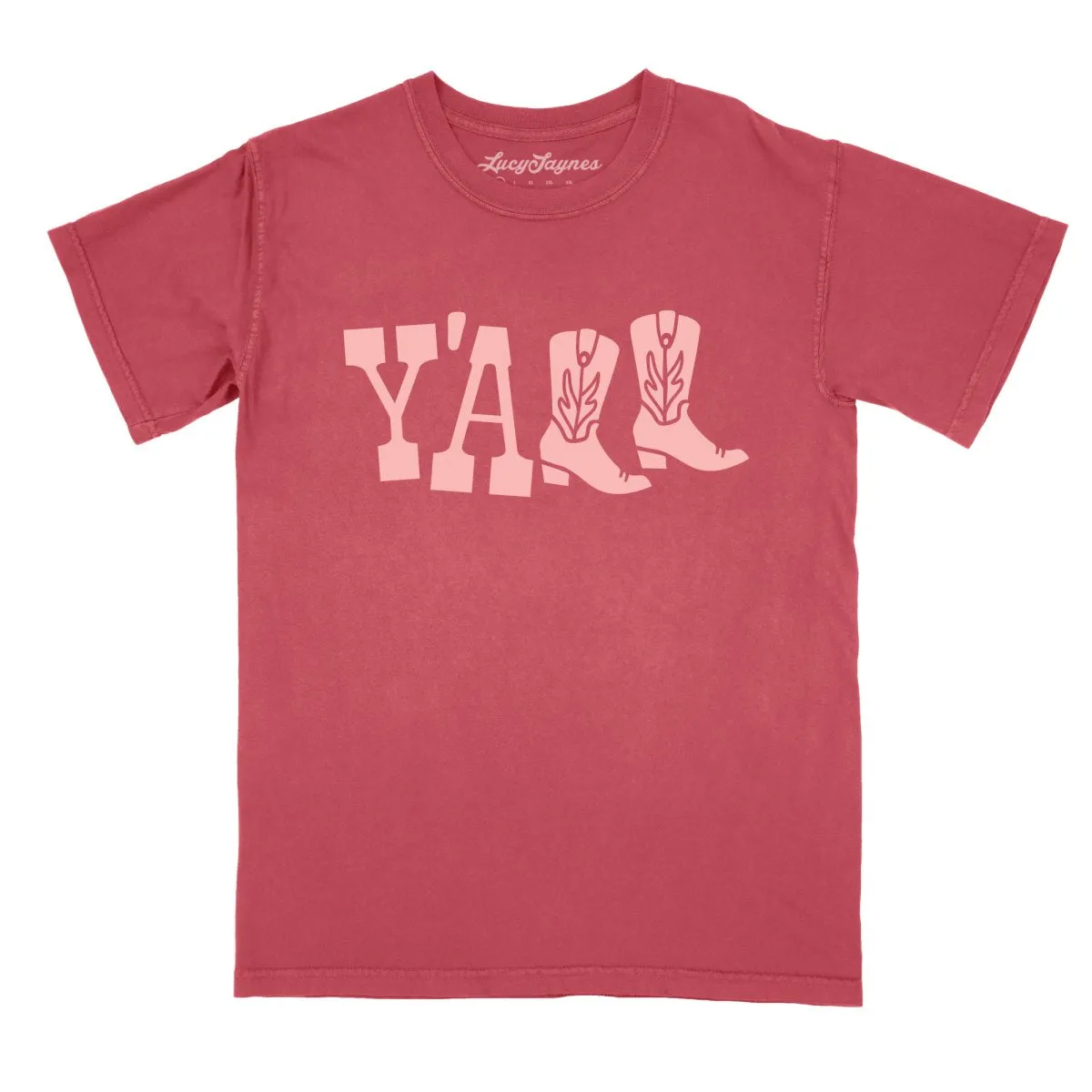 Y'all Boots Comfort Colors Tee