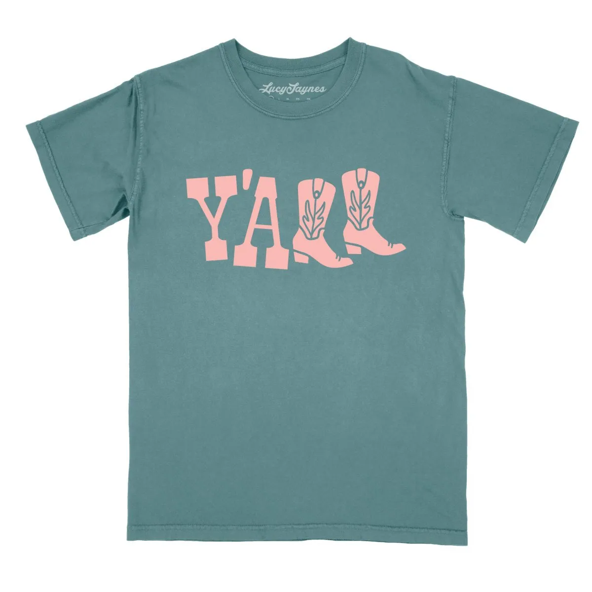 Y'all Boots Comfort Colors Tee