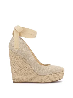 Zexie Platform Wedge in Natural